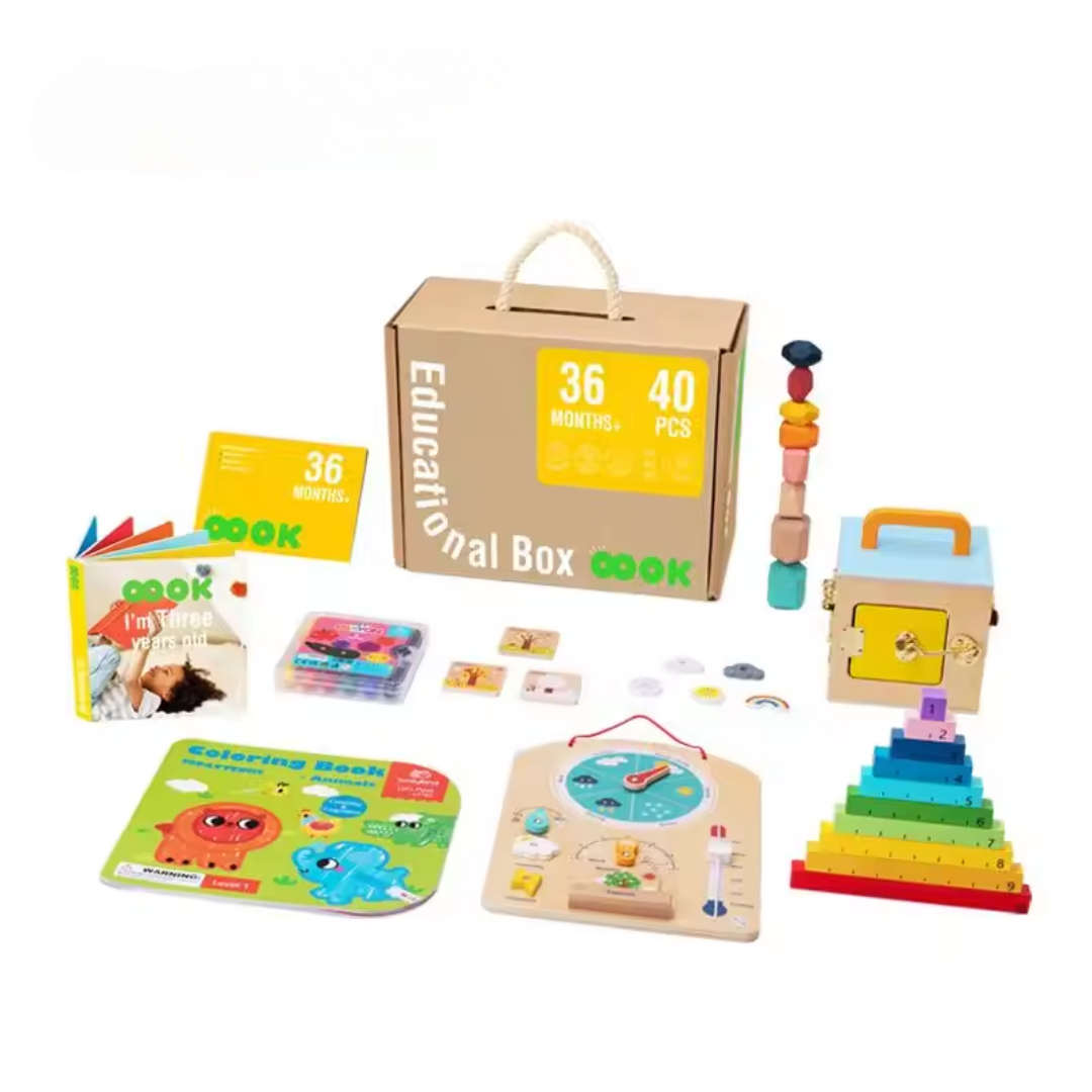 Montessori Baby Toys: Early Learning Educational Set for Toddlers, Age 36 Months, Perfect Gifts