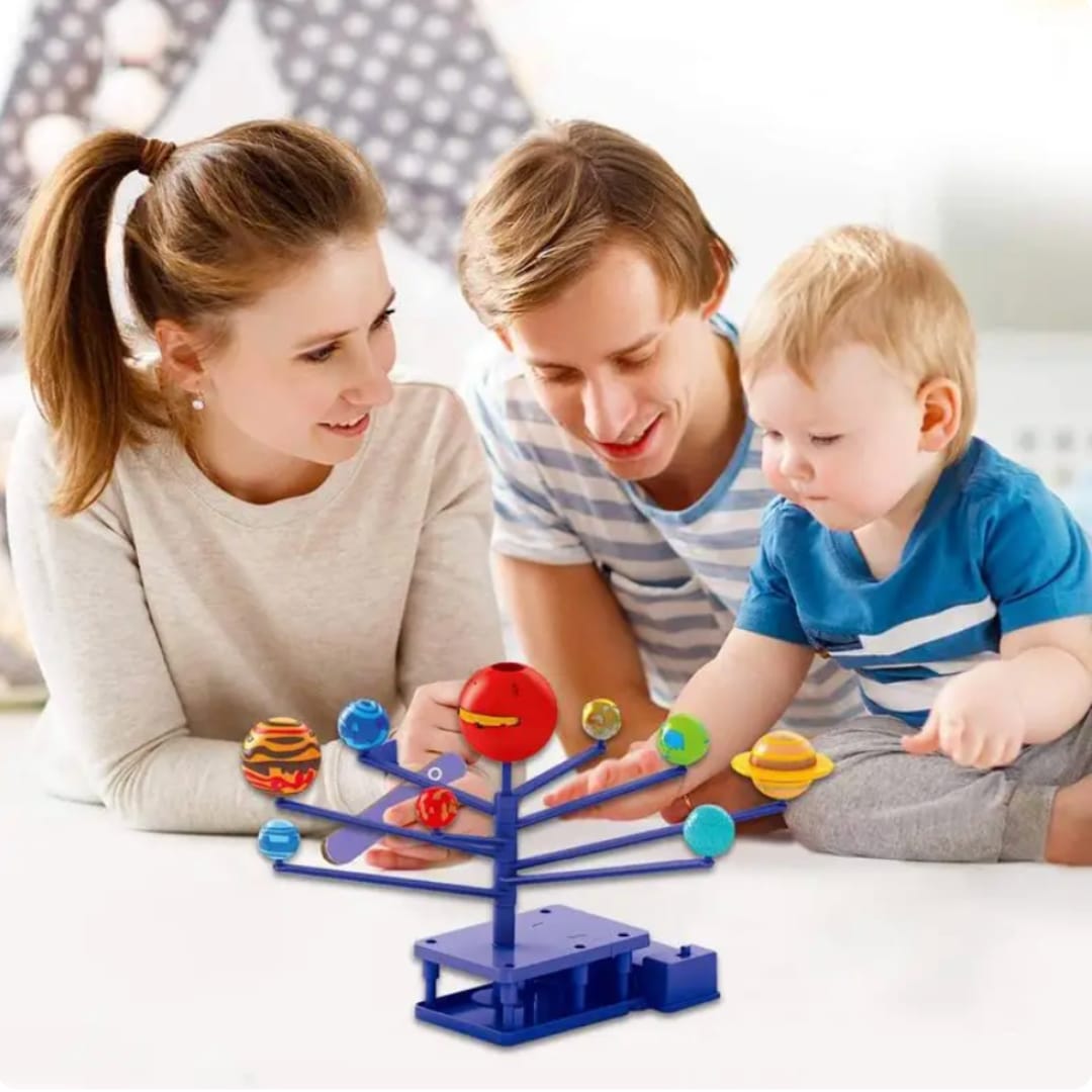 Solar System Model Orbiting Solar System STEM Kit Toy Mo