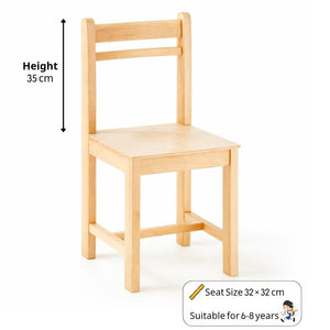 Classic Plus Wooden Children’s Chair – Timeless Design for Everyday Learning Spaces - Fun Learning Store