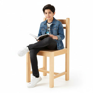 Classic Plus Wooden Children’s Chair – Timeless Design for Everyday Learning Spaces - Fun Learning Store