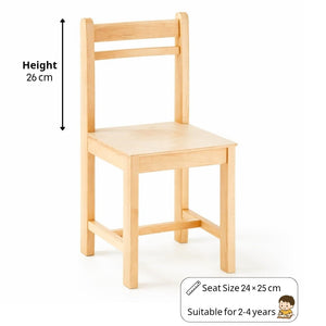 Classic Plus Wooden Children’s Chair – Timeless Design for Everyday Learning Spaces - Fun Learning Store