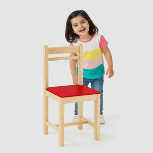 Classic Plus Wooden Children’s Chair – Vibrant Red Color - Fun Learning Store