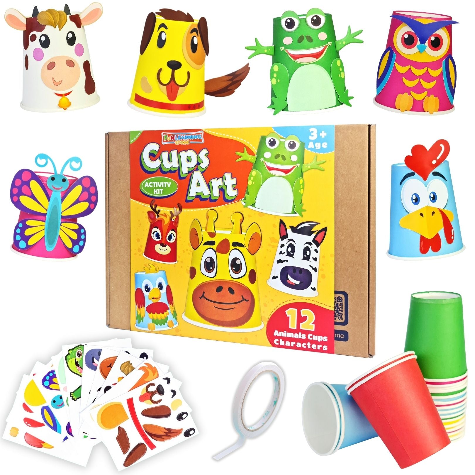 Cups Art Activity Kit For Kids