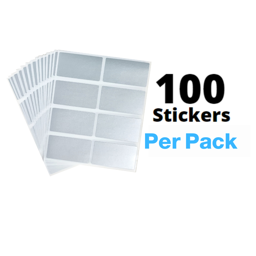 Scratch and Win Stickers - 100 Pack
