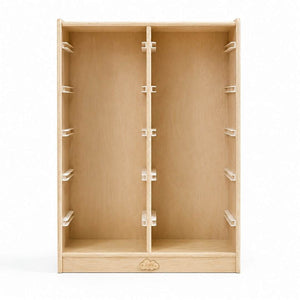 10 Tray Storage Cabinet 61.5x45x92 cm: Ample Organization and Smart Storage for Kids! - Fun Learning Store