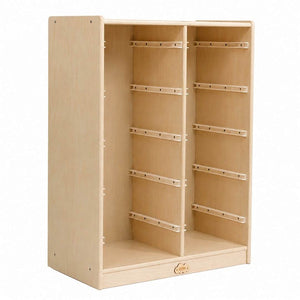 10 Tray Storage Cabinet 61.5x45x92 cm: Ample Organization and Smart Storage for Kids! - Fun Learning Store