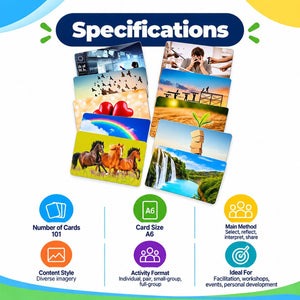 101 Expressions – Visual Expression, Communication & Team-Building Cards - Fun Learning Store