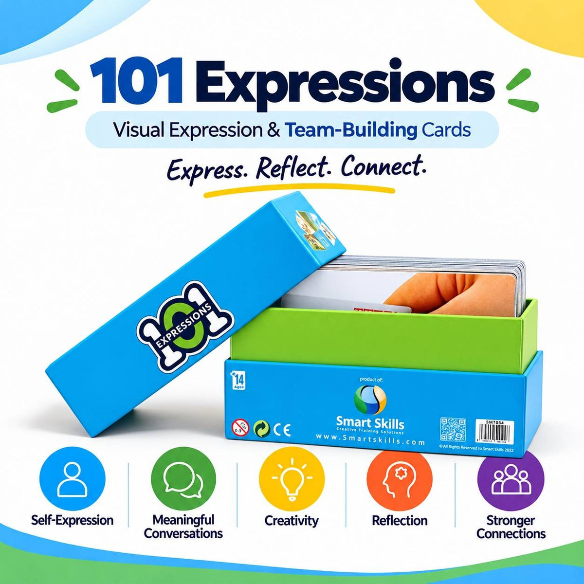 101 Expressions – Visual Expression, Communication & Team-Building Cards - Fun Learning Store