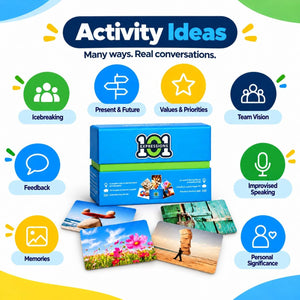 101 Expressions – Visual Expression, Communication & Team-Building Cards - Fun Learning Store