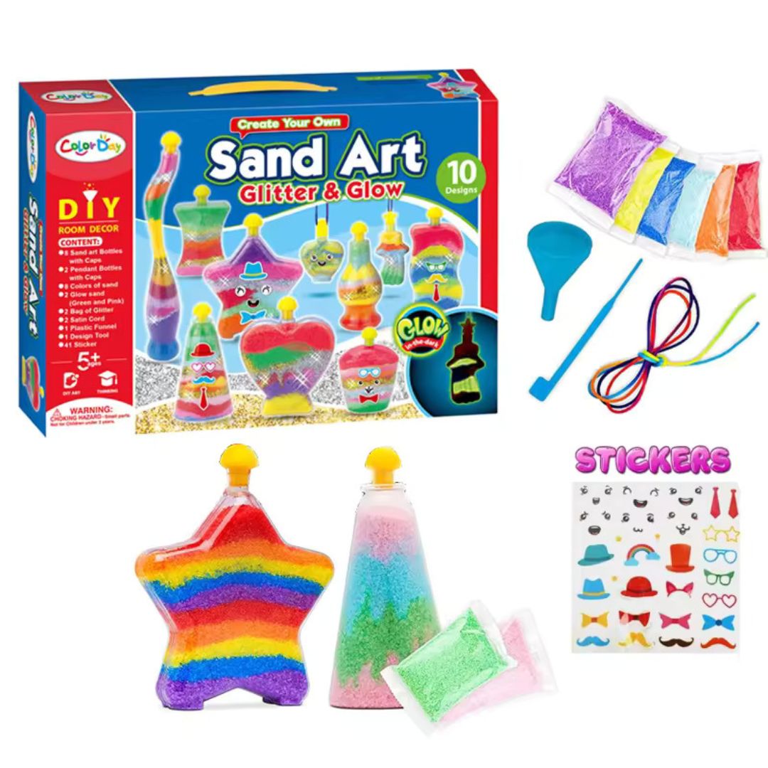 Ideal Kids' Craft Set,DIY Sand Art Kit