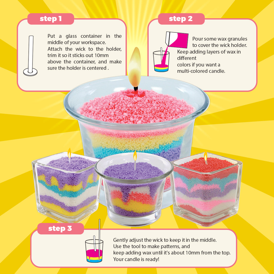 DIY Creative Candle Making Kit for Kids – Fun & Easy Craft Set for Personalized Candles