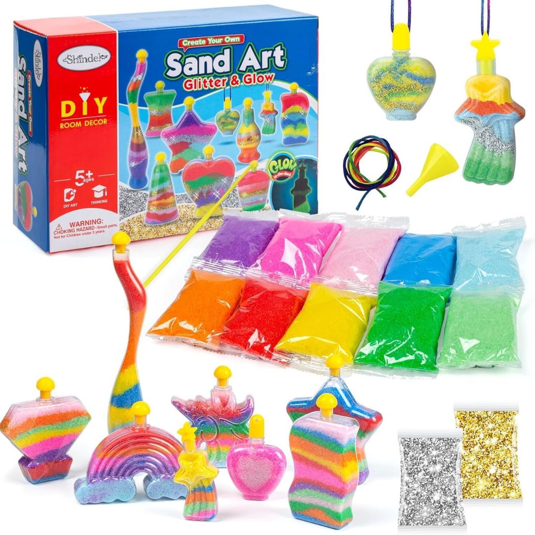 Ideal Kids' Craft Set,DIY Sand Art Kit