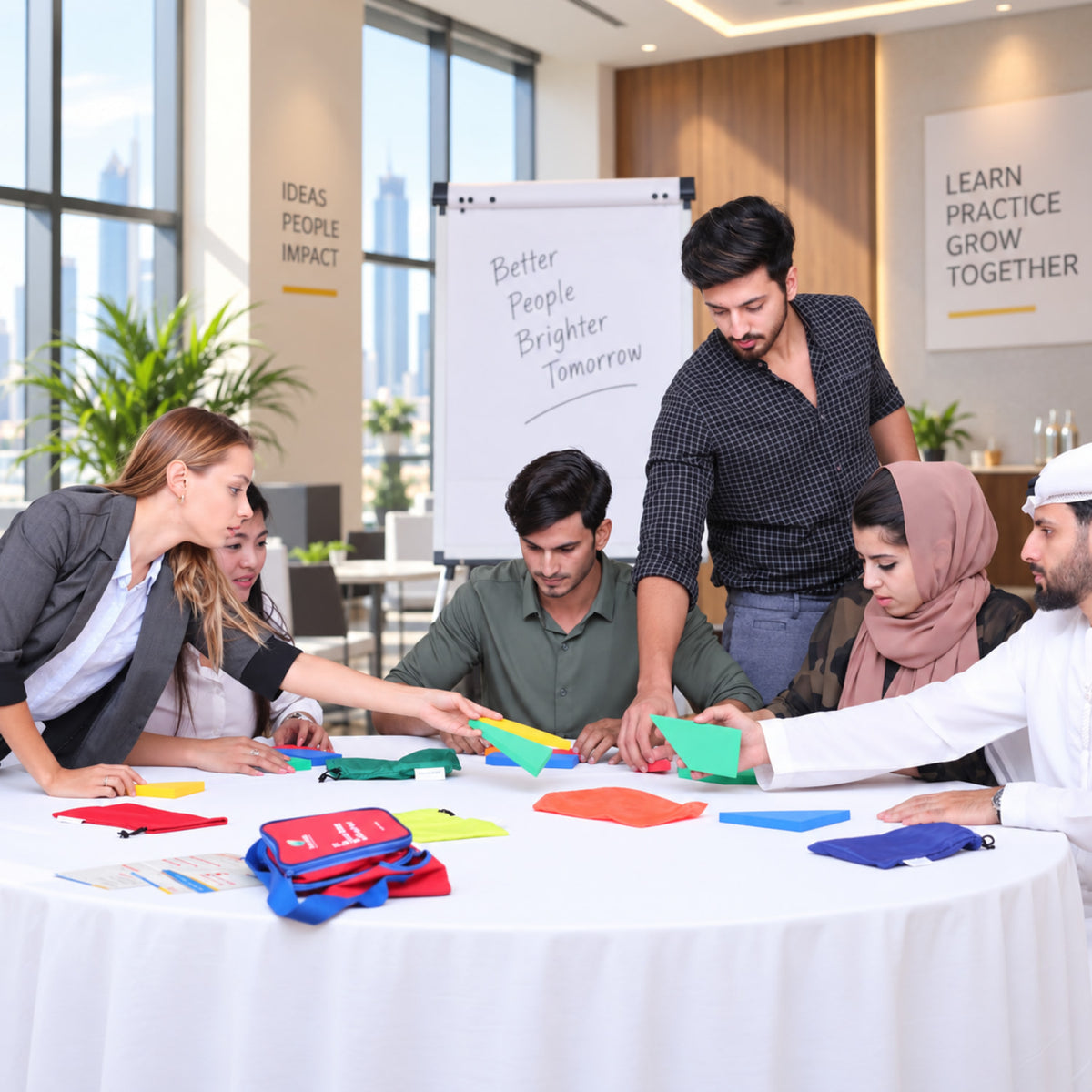 Five Squares – Collaborative Teamwork & Problem-Solving Challenge