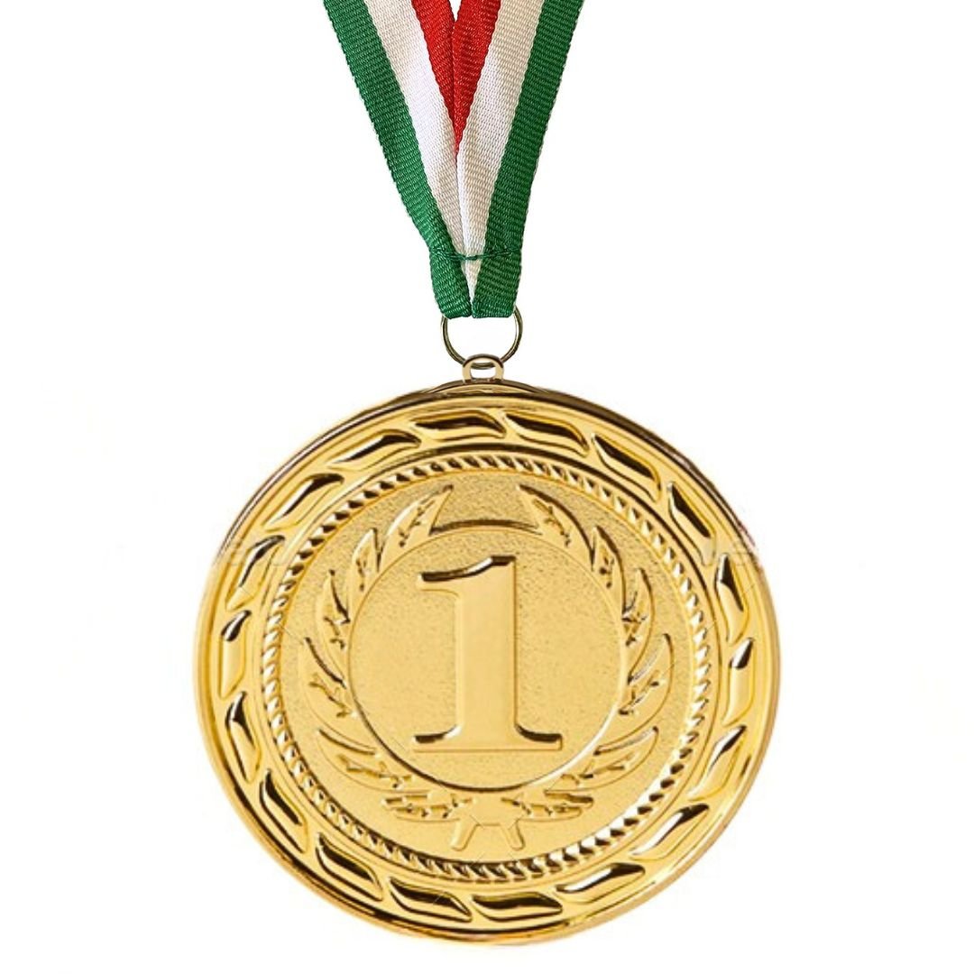 Set of Gold, Silver, Bronze Medals with Ribbons - Fun Learning Store