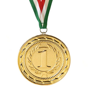 1st, 2nd, and 3rd Place Award Medals for Kids | Set of Gold, Silver, Bronze Medals with Ribbons - Fun Learning Store