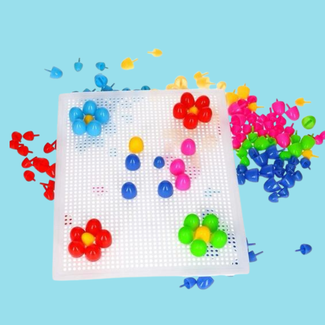 Educational Nails Inserted Peg Toy for Inspired Learning and Play for Kids