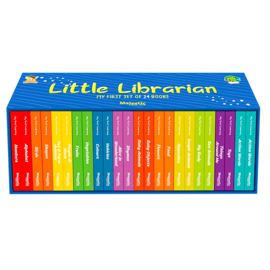 MY FIRST LEARNING LITTLE LIBRARIAN: BOXSET OF 24 BEST BOARD BOOKS FOR KIDS