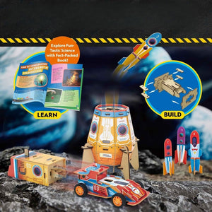 2 in 1: Blast - Off Rocket & Racing Car – Double the Action, Double the Fun! - Fun Learning Store