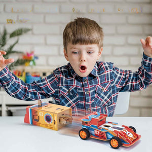 2 in 1: Blast - Off Rocket & Racing Car – Double the Action, Double the Fun! - Fun Learning Store