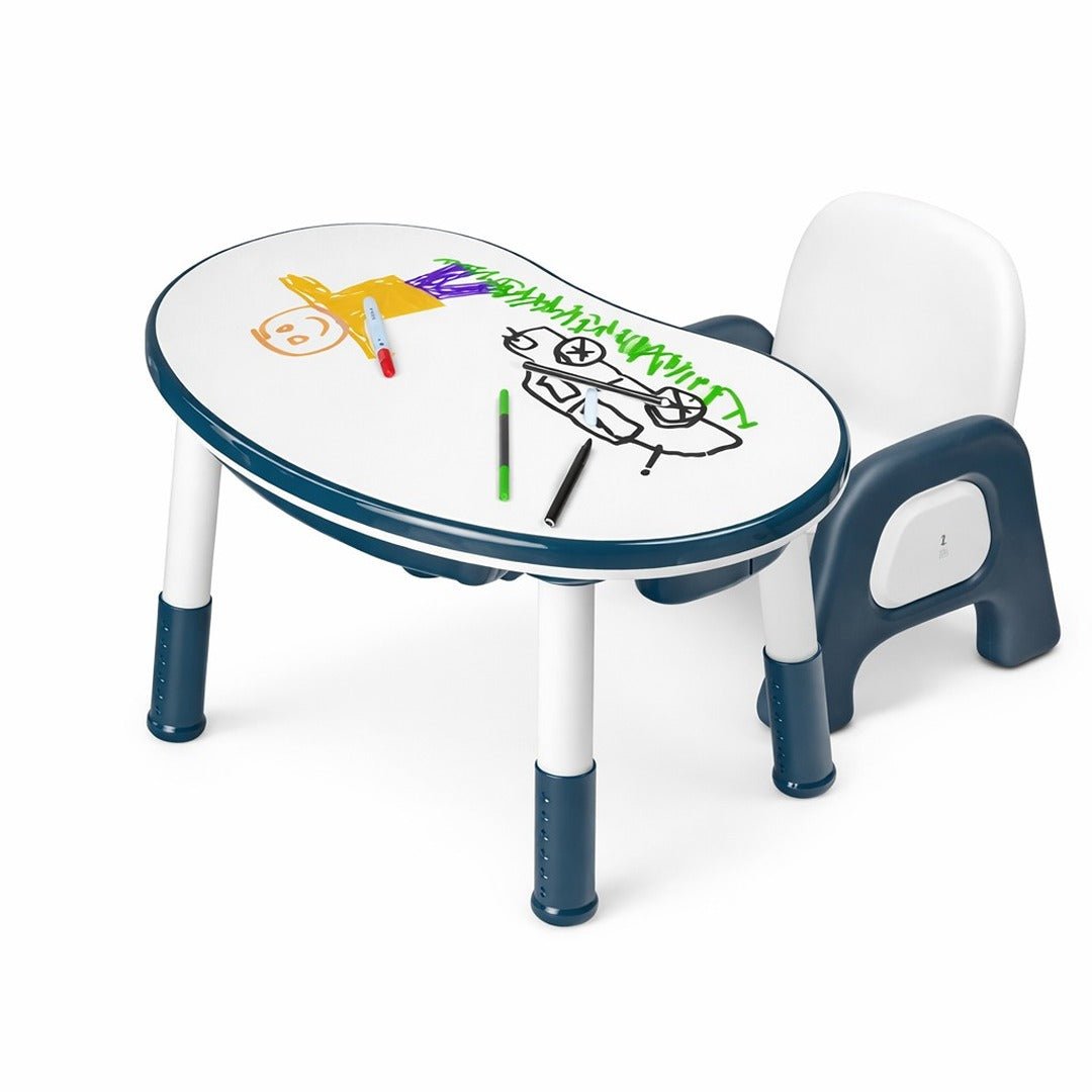 2 - in - 1 Creative Activity Table with Storage: The Ultimate Grow - With - Me Station! - Fun Learning Store