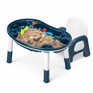 2 - in - 1 Creative Activity Table with Storage: The Ultimate Grow - With - Me Station! - Fun Learning Store