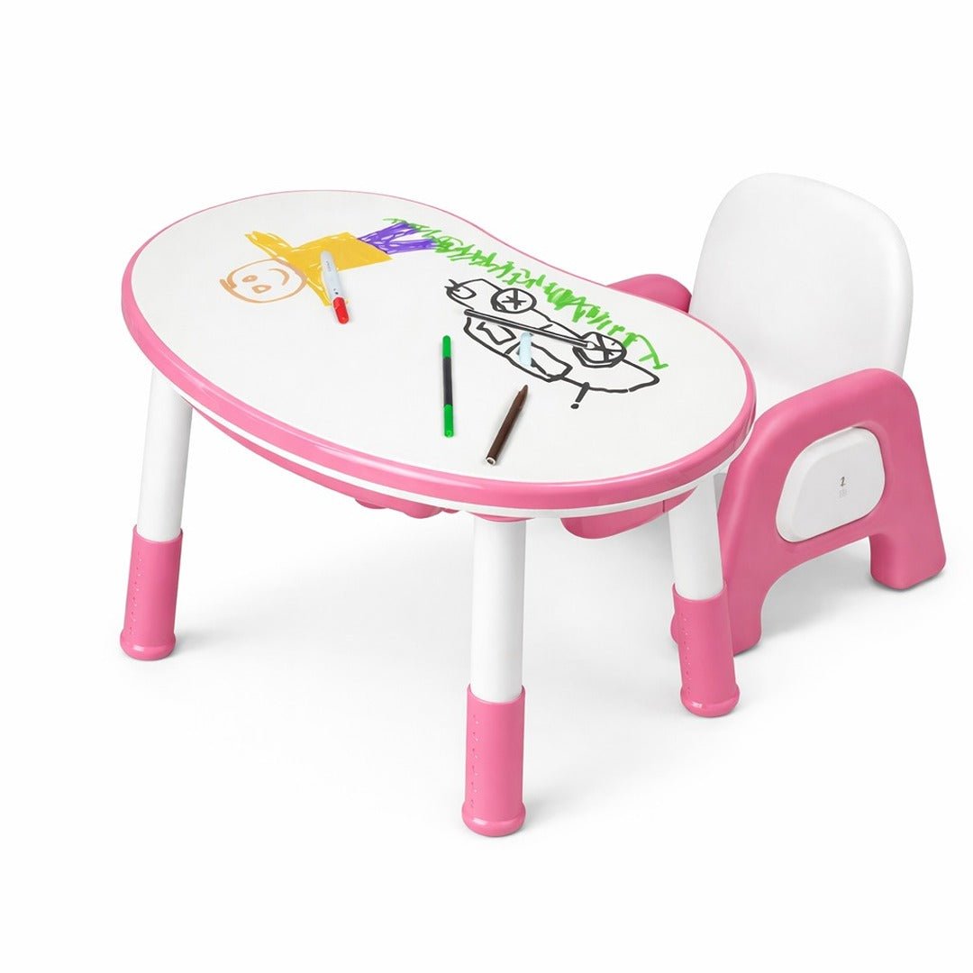 2 - in - 1 Creative Activity Table with Storage: The Ultimate Grow - With - Me Station! - Fun Learning Store
