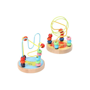 2 - in - 1 Wooden Bead Maze Set – Fun & Educational Sensory Toy for Toddlers - Fun Learning Store