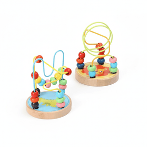 2 - in - 1 Wooden Bead Maze Set – Fun & Educational Sensory Toy for Toddlers - Fun Learning Store