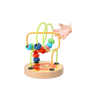 2 - in - 1 Wooden Bead Maze Set – Fun & Educational Sensory Toy for Toddlers - Fun Learning Store