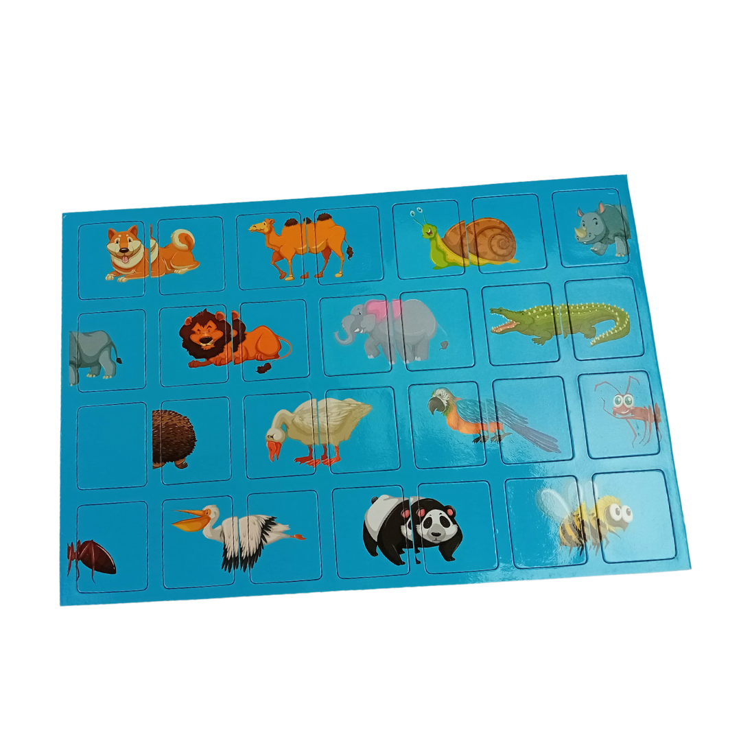 مكعبات ربط خشبية - لعبة تعليمية تفاعلية للأطفال