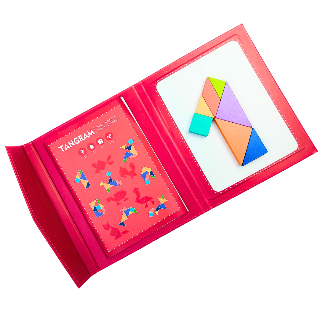 Discover & Play: Wooden Tangram Toy – Igniting Creativity and Learning for Ages 3 and Up!