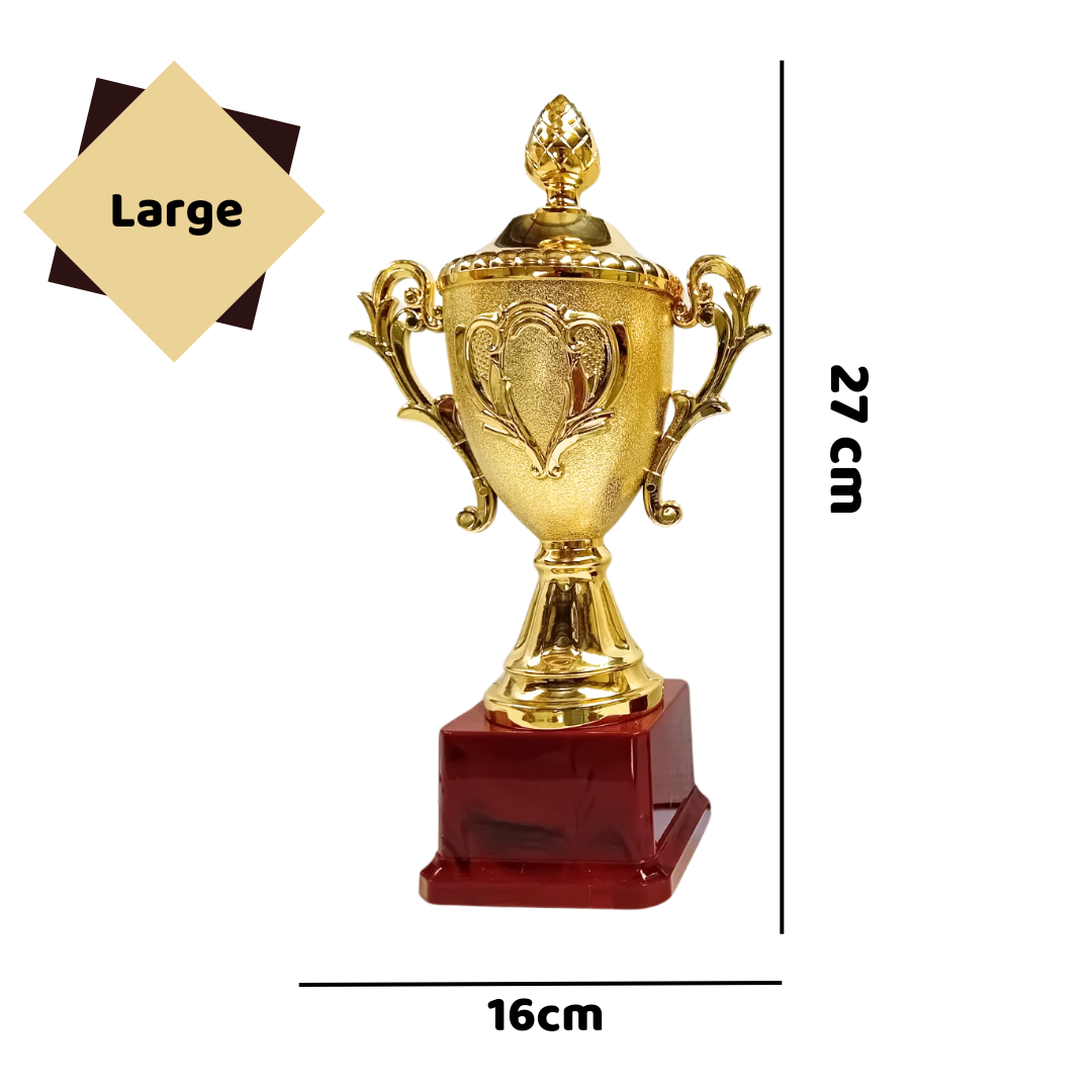 جائزة الكأس الذهبية الرفيعة المستوى - قم بتسليط الضوء على انتصاراتك بأناقة لا تُنسى