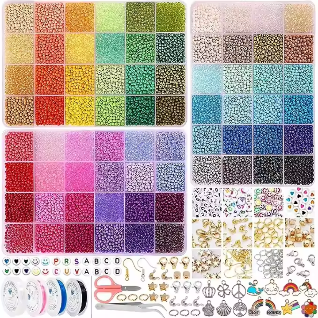Includes Letter Beads for Jewelry Crafts