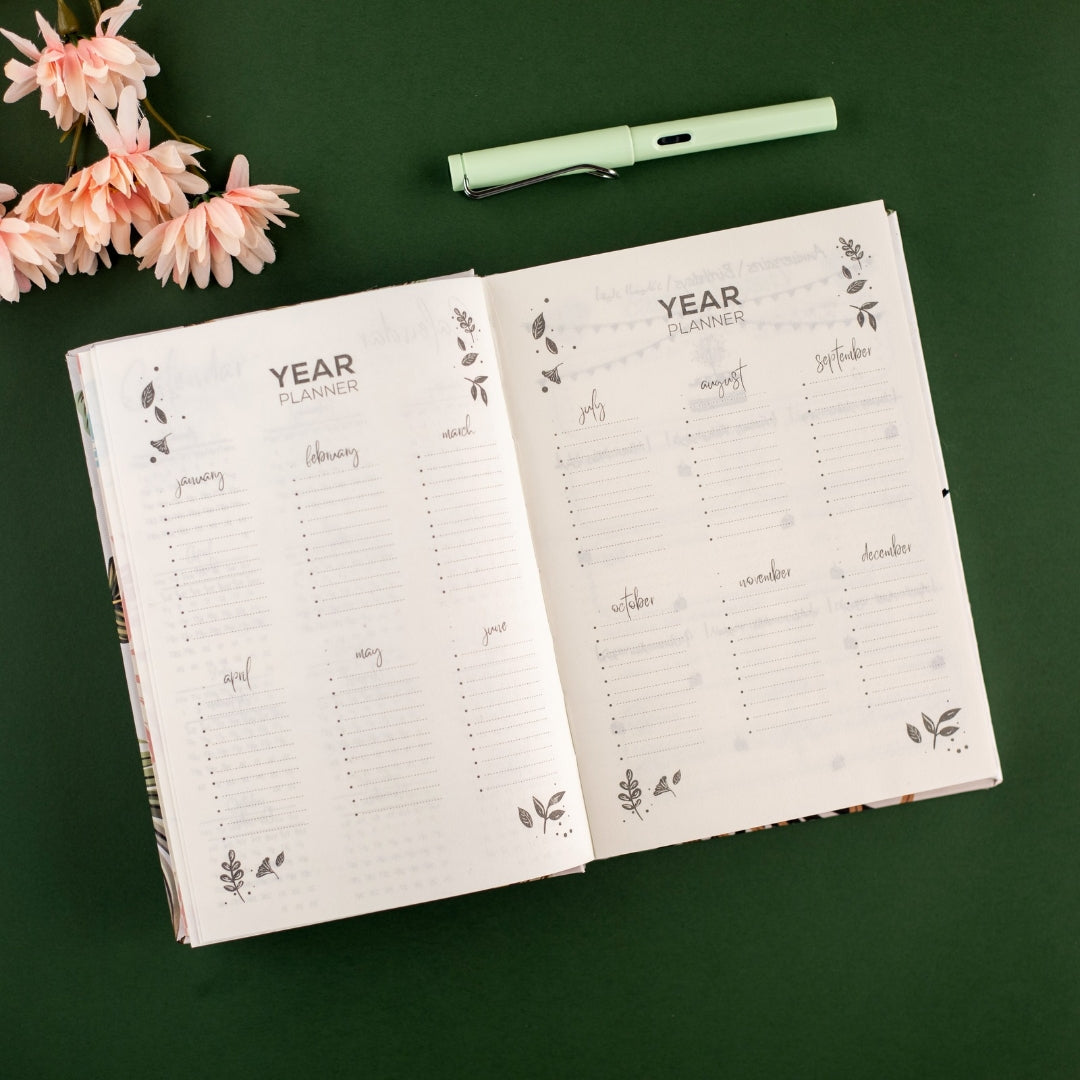 Weekly Planner – Flamingo Design for Goal Achievement