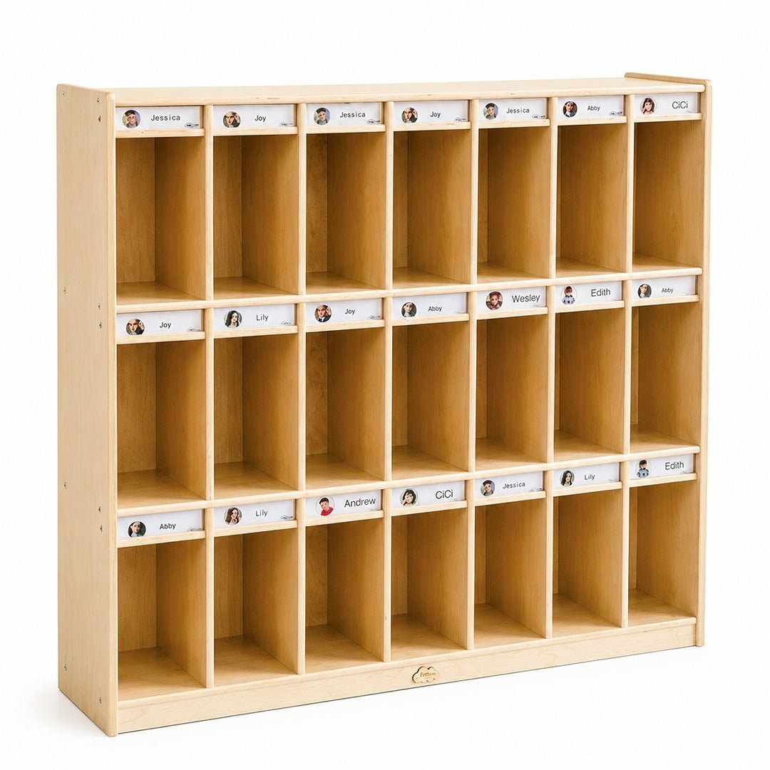 21-Cubby Schoolbag Cabinet: The Ultimate Classroom Storage Solution - Fun Learning Store