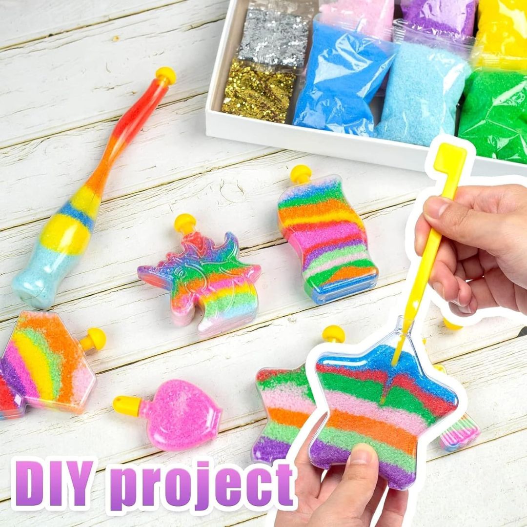 Ideal Kids' Craft Set,DIY Sand Art Kit