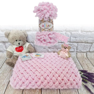 2Pcs of Puffy Yarn - No Needles NO Hook Collection - Fun Learning Store