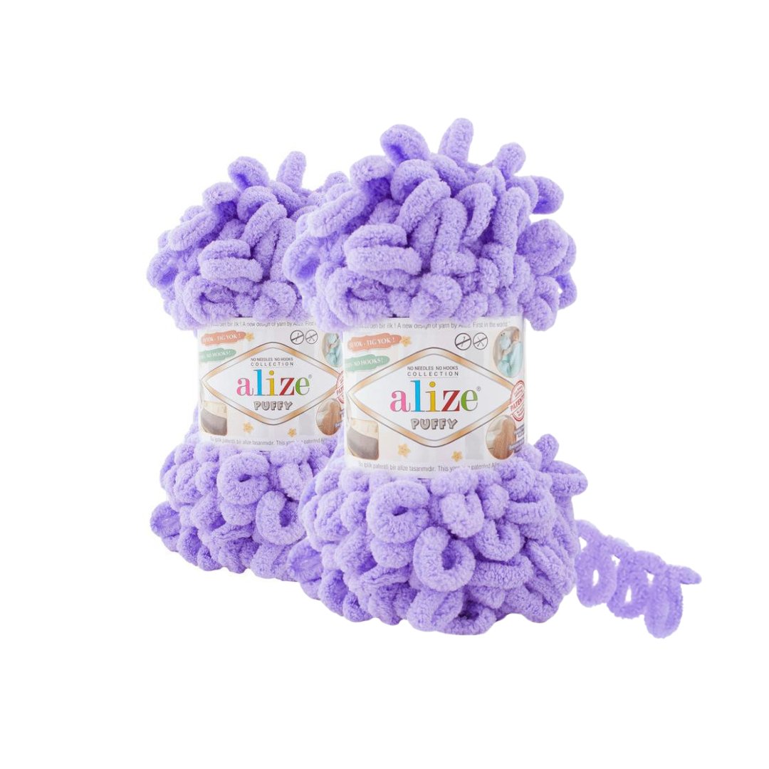 2Pcs of Puffy Yarn - No Needles NO Hook Collection - Fun Learning Store