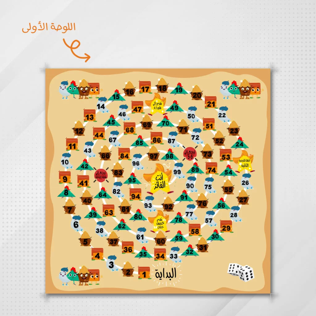 تعليم مفردات اللغة العربية (اسم، فعل، مرادف، أضداد) بـ 100 بطاقة