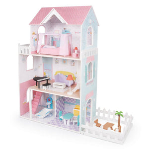 3 - Floor Wooden Dollhouse: A Grand Estate for Infinite Imagination! - Fun Learning Store