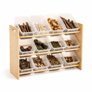 3-Tier Display Rack: The Perfect Organizational Center - 12 Bins - Fun Learning Store