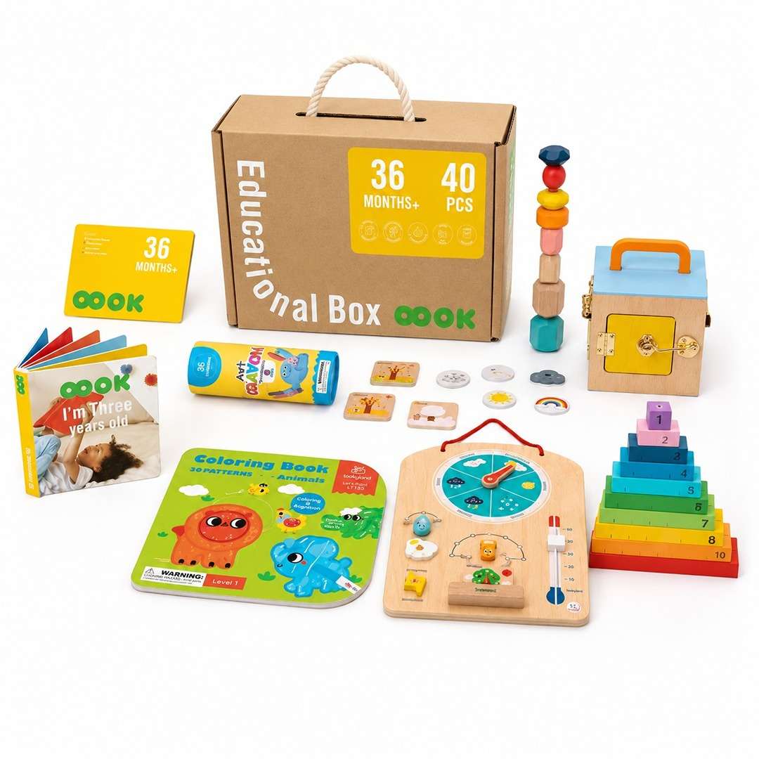 36m+ Educational Box | Montessori Sensory Learning Set for Kids 3+ - Fun Learning Store