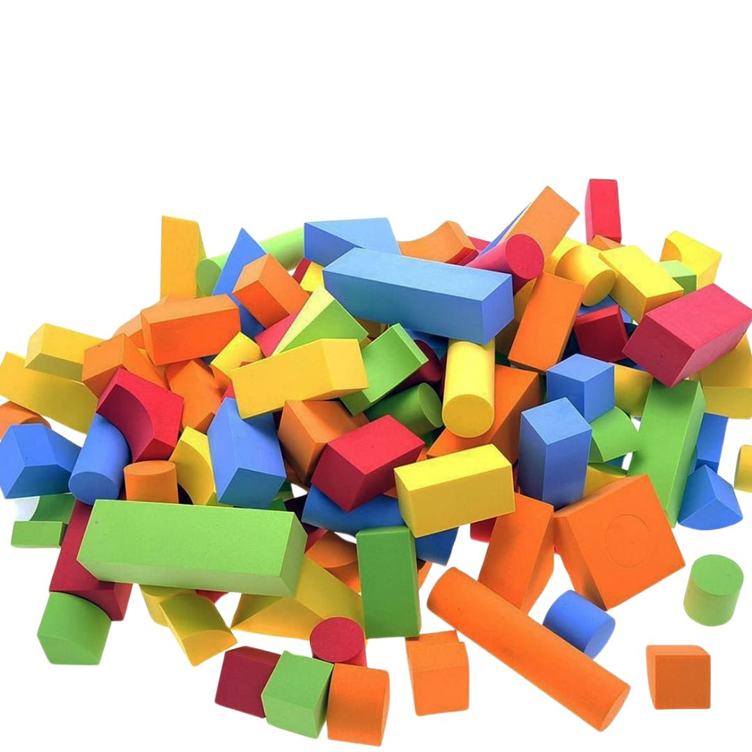 38 Piece Foam Building Blocks Set for Toddlers – Safe, Durable, and Colorful - Fun Learning Store