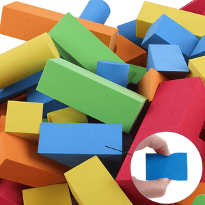 38 Piece Foam Building Blocks Set for Toddlers – Safe, Durable, and Colorful - Fun Learning Store