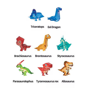 3D Animal Paper Model Origami Toy | Creative Art For Kids | DIY Preschool Educational Game | - Fun Learning Store