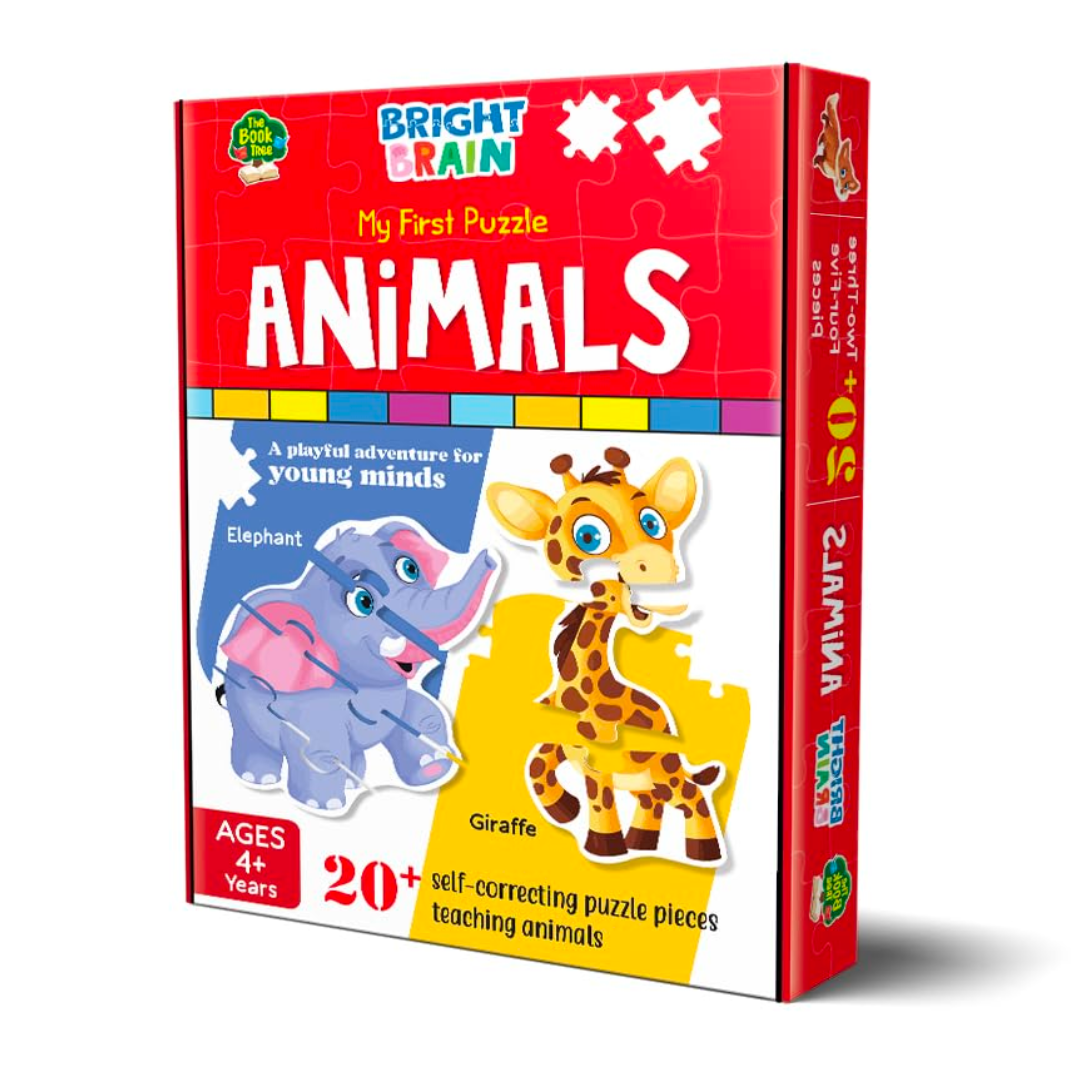لغز شجرة الكتاب "حيوانات" - أكثر من 20 قطعة كبيرة الحجم، للأطفال في مرحلة ما قبل المدرسة، لعبة تعليمية لتعلم الحيوانات، هدايا للأطفال في الفئة العمرية من 3 إلى 6 سنوات.