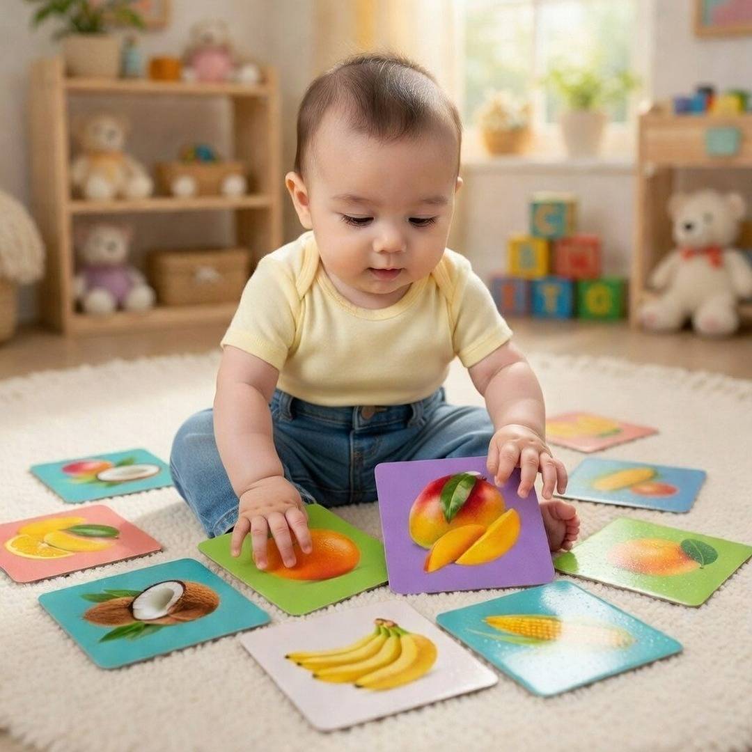 Visual Aid Card Storage 4-Level Visual Aid Cards for Object Recognition - Enhance Your Baby's ...
