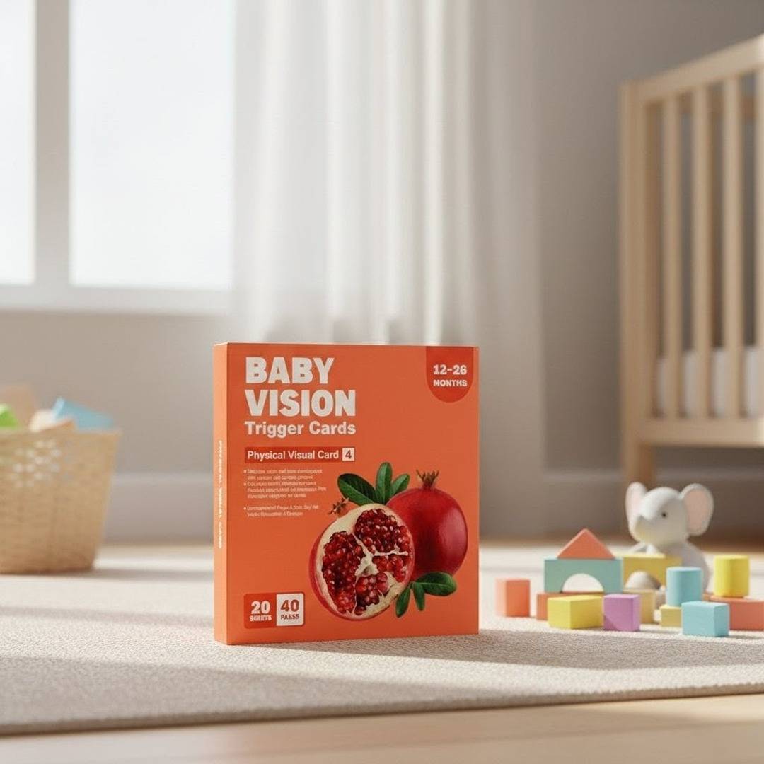 Visual Aid Card Storage 4-Level Visual Aid Cards for Object Recognition - Enhance Your Baby's ...