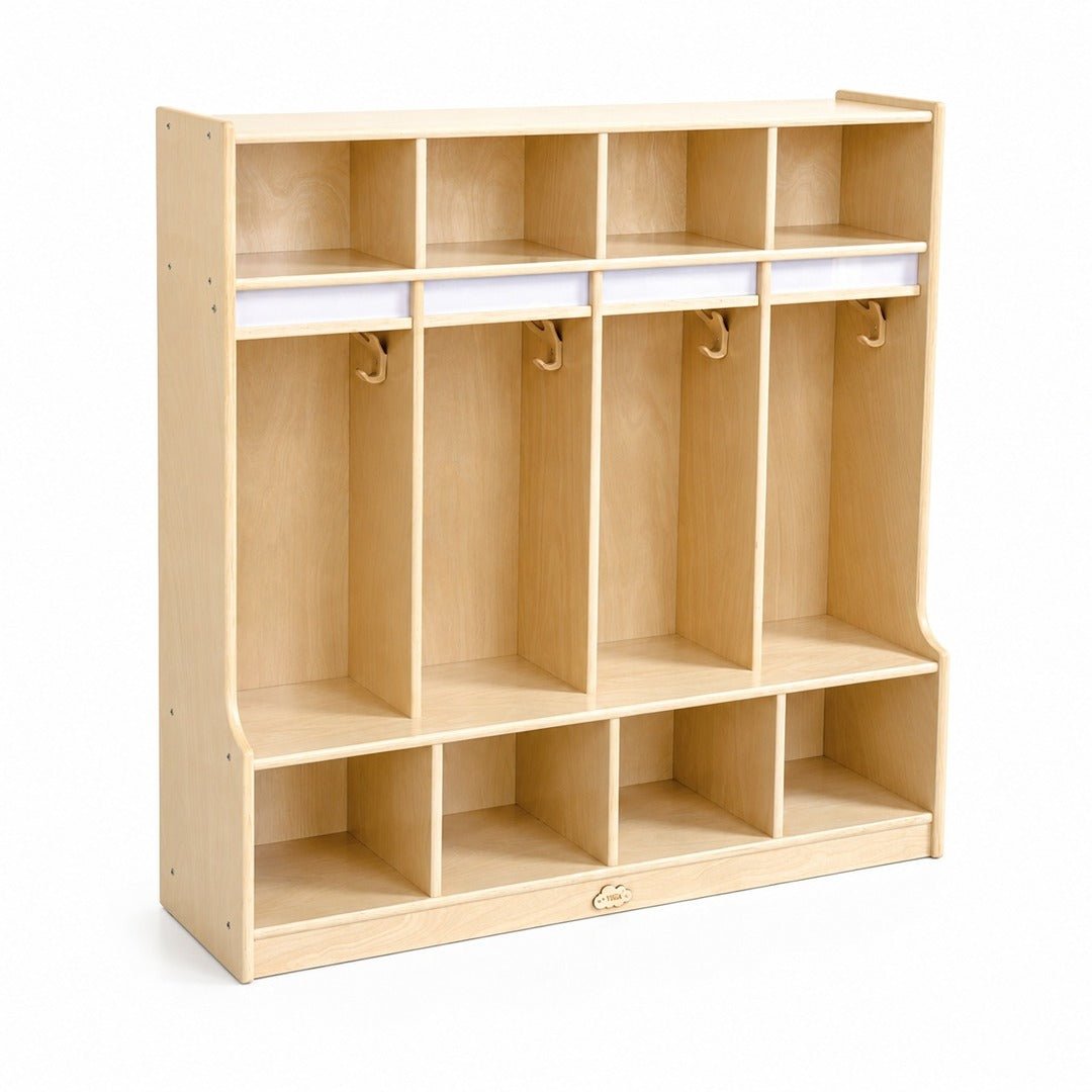 4-Person Locker 110 x 33 x 110 cm: Sleek, Durable Organization - Fun Learning Store