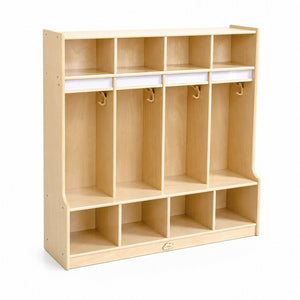 4-Person Locker 110 x 33 x 110 cm: Sleek, Durable Organization - Fun Learning Store